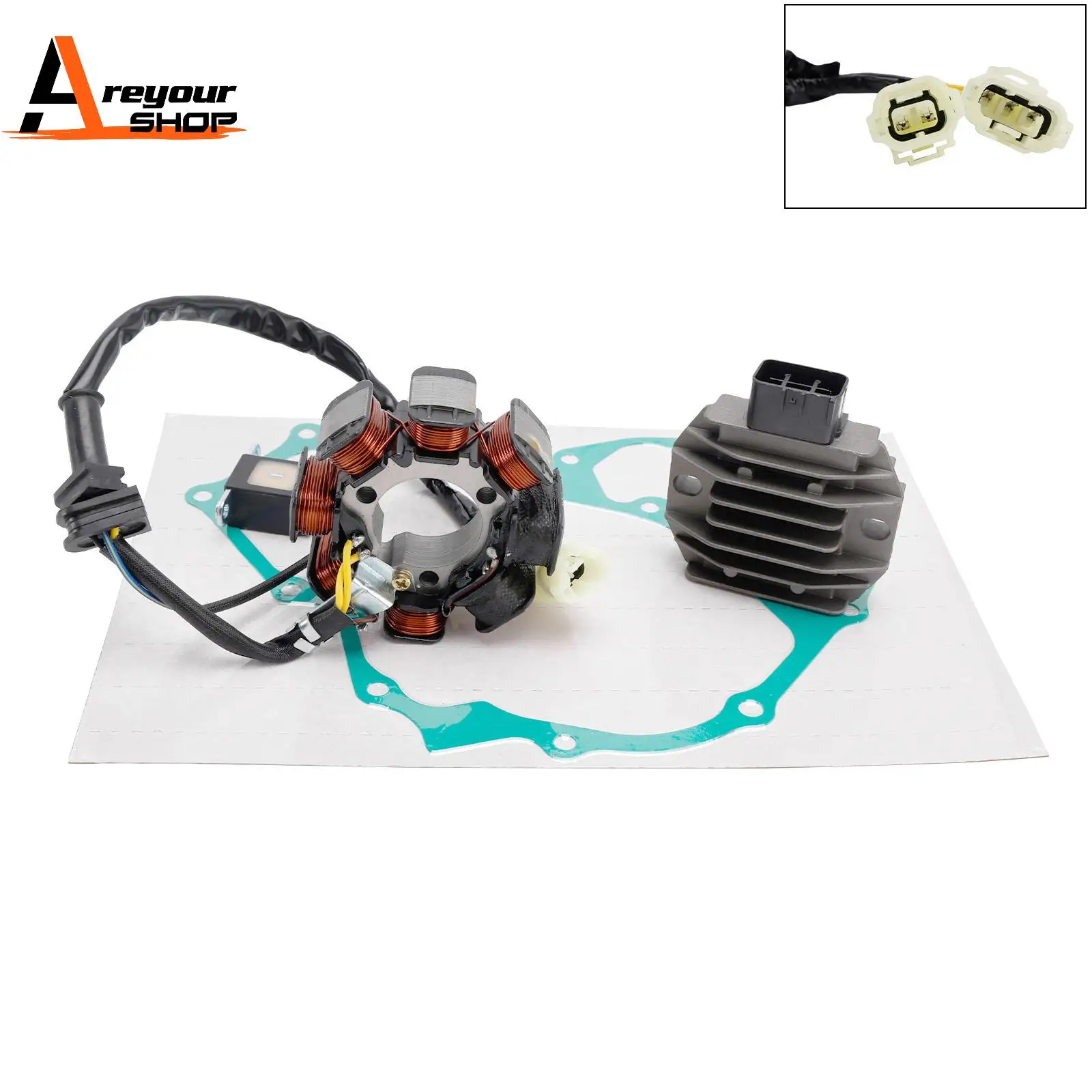 Areyourshop Stator Regulator Gasket for Honda TRX250TM TRX250TE Recon 250 ES 2005-2020
Areyourshop Stator Regulator Gasket for Honda TRX250TM TRX250TE Recon 250 ES 2005-2020