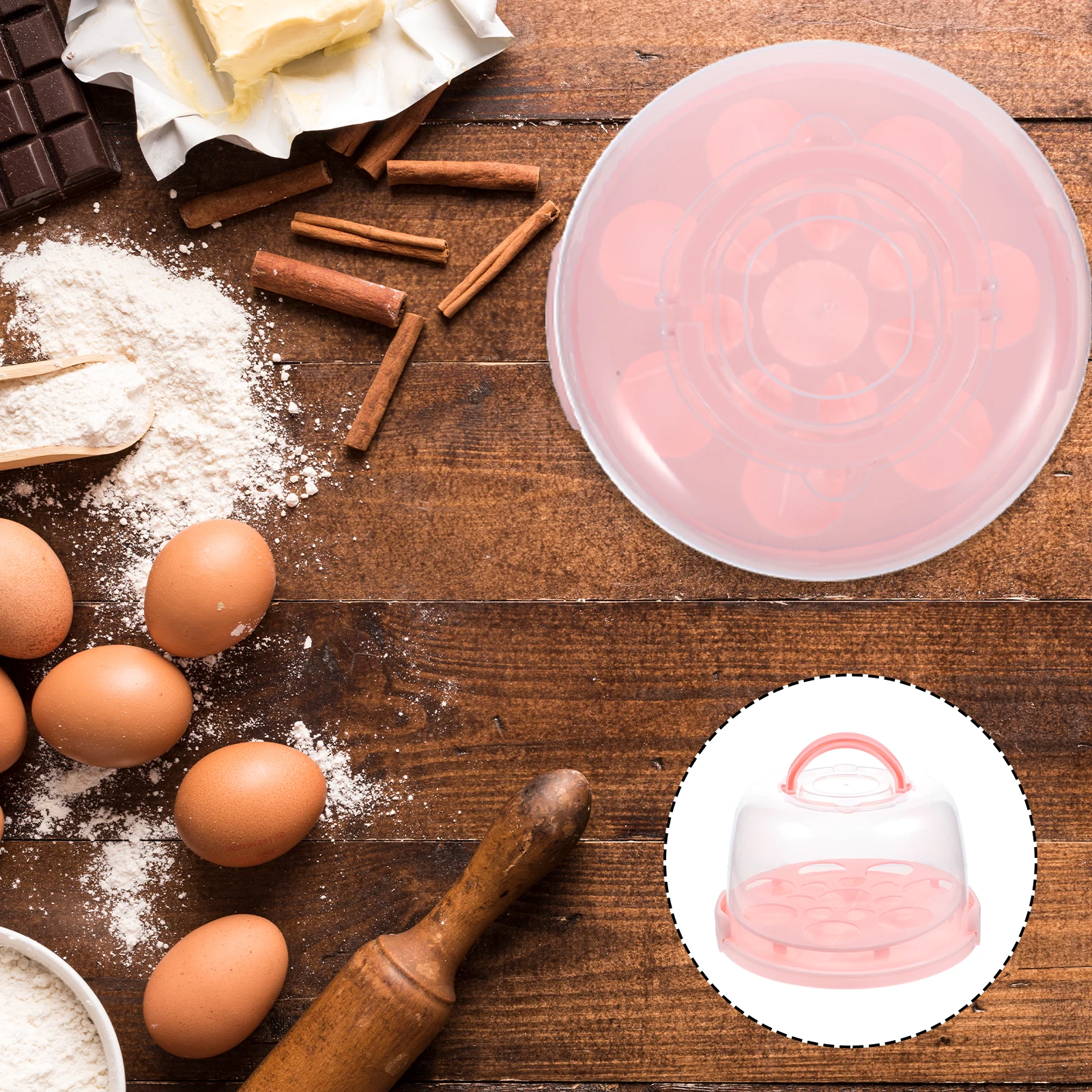 Cake Preservation Box Cupcake Holder Dessert Carrier Portable Protector Container Pp Transport Storage Travel
Cake Preservation Box Cupcake Holder Dessert Carrier Portable Protector Container Pp Transport Storage Travel