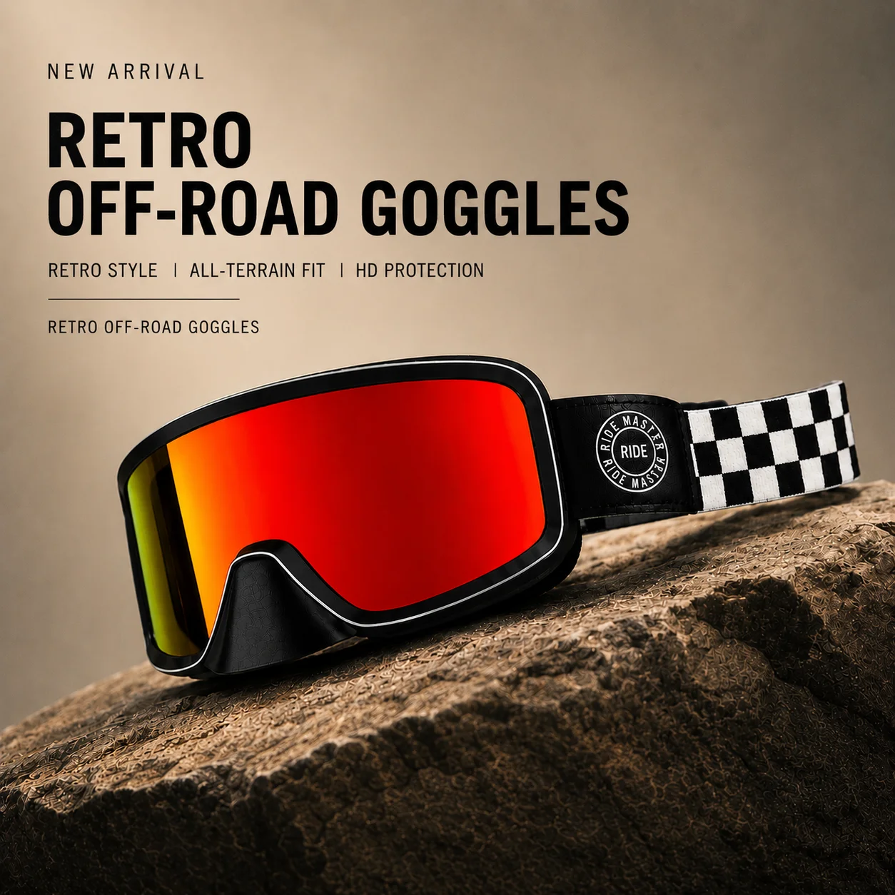 New Retro Harley Style Off-Road Goggles, UV & Wind Proof, All-Terrain Helmet-Compatible Riding Eyewear
New Retro Harley Style Off-Road Goggles, UV & Wind Proof, All-Terrain Helmet-Compatible Riding Eyewear