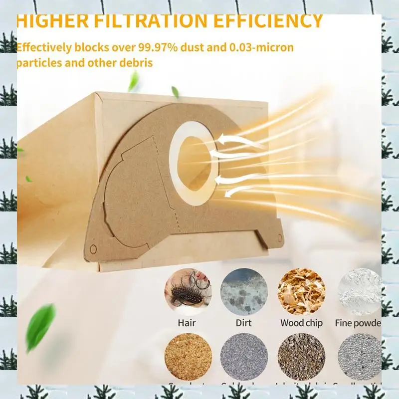 ABLG 20 Pieces Vacuum Cleaner Bag For Karcher WD2 MV2 WD 2.200 WD2250 A2004 A2054 A2099, 6.904-322.0 Robot Vacuum Cleaner Parts
ABLG 20 Pieces Vacuum Cleaner Bag For Karcher WD2 MV2 WD 2.200 WD2250 A2004 A2054 A2099, 6.904-322.0 Robot Vacuum Cleaner Parts