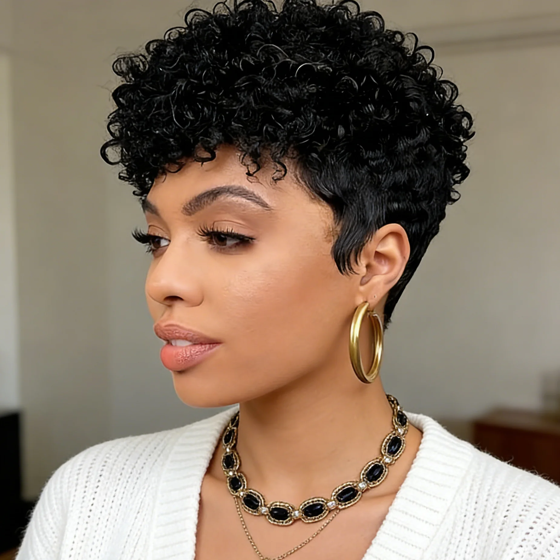 Short Curly Pixie Cut Wig Human Hair for Women Urban Edge Wave Full Machine Made for Daily Wear Curly Wigs
Short Curly Pixie Cut Wig Human Hair for Women Urban Edge Wave Full Machine Made for Daily Wear Curly Wigs
