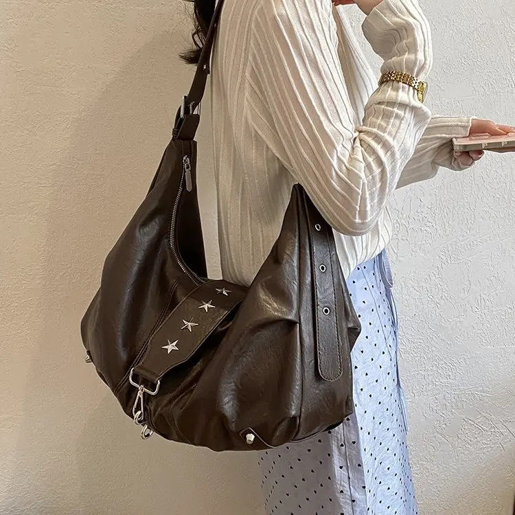 Nylon Shoulder Bag All-Match Crossbody Bag Water-Resistant for Daily Travel Shopping Work Office
Nylon Shoulder Bag All-Match Crossbody Bag Water-Resistant for Daily Travel Shopping Work Office