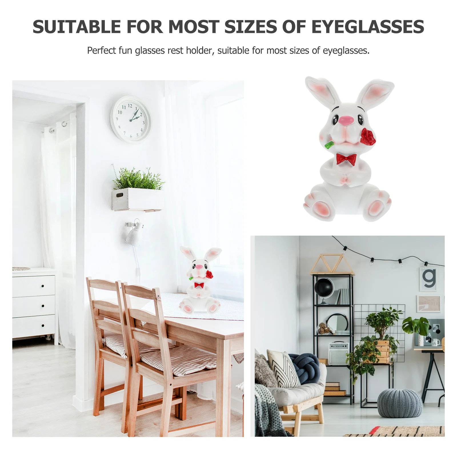 1Pcs Rabbit Glasses Holder Resin Spectacle Stand Desktop Ornament Eyewear Organizer Protection Table Gadget Office Home Decor
1Pcs Rabbit Glasses Holder Resin Spectacle Stand Desktop Ornament Eyewear Organizer Protection Table Gadget Office Home Decor