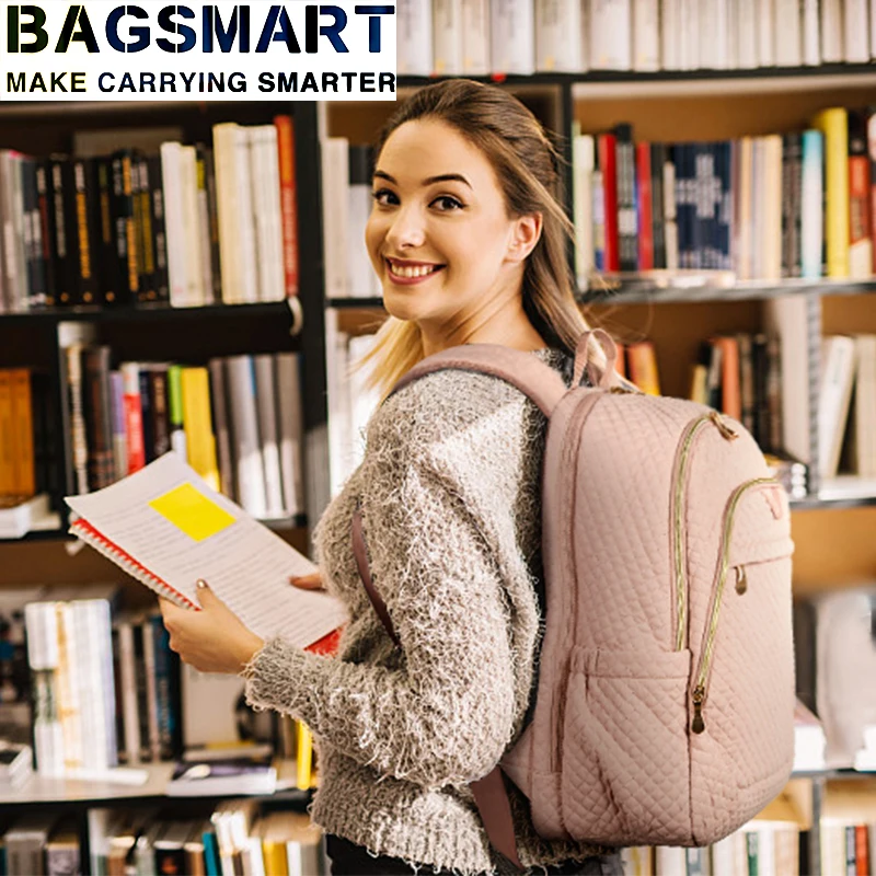 17.5’’ Anti-theft Laptop Backpack Women BAGSMART Multiple Pockets Travel Business College School Book Bag with USB Charging Port
17.5’’ Anti-theft Laptop Backpack Women BAGSMART Multiple Pockets Travel Business College School Book Bag with USB Charging Port