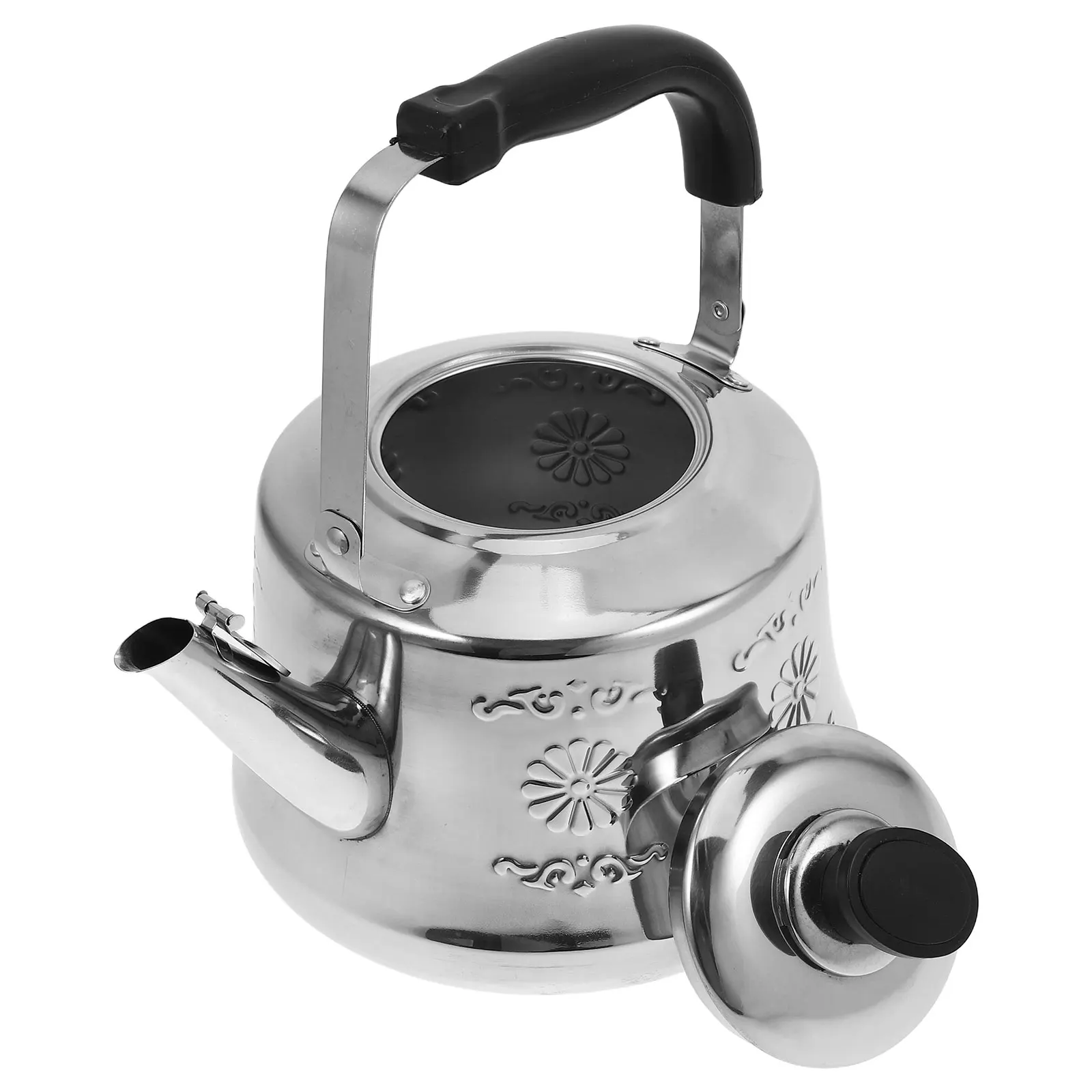 Stainless Steel Whistling Kettle Water Boiling Pitcher Tea Black Iced Tea Kitchen Gadgets Suitable
Stainless Steel Whistling Kettle Water Boiling Pitcher Tea Black Iced Tea Kitchen Gadgets Suitable