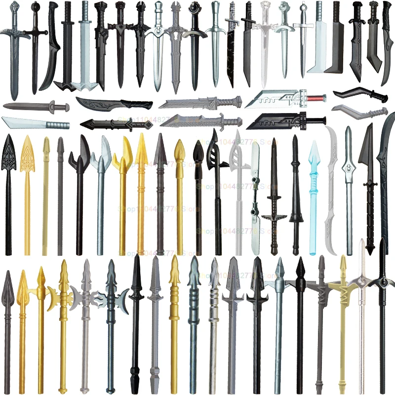 PJT021-025 5PCS Medieval Military Cavalry Warriors Lance Sword Halberd Knife Spear Accessories Building Blocks Puzzle Toy Gifts 
PJT021-025 5PCS Medieval Military Cavalry Warriors Lance Sword Halberd Knife Spear Accessories Building Blocks Puzzle Toy Gifts