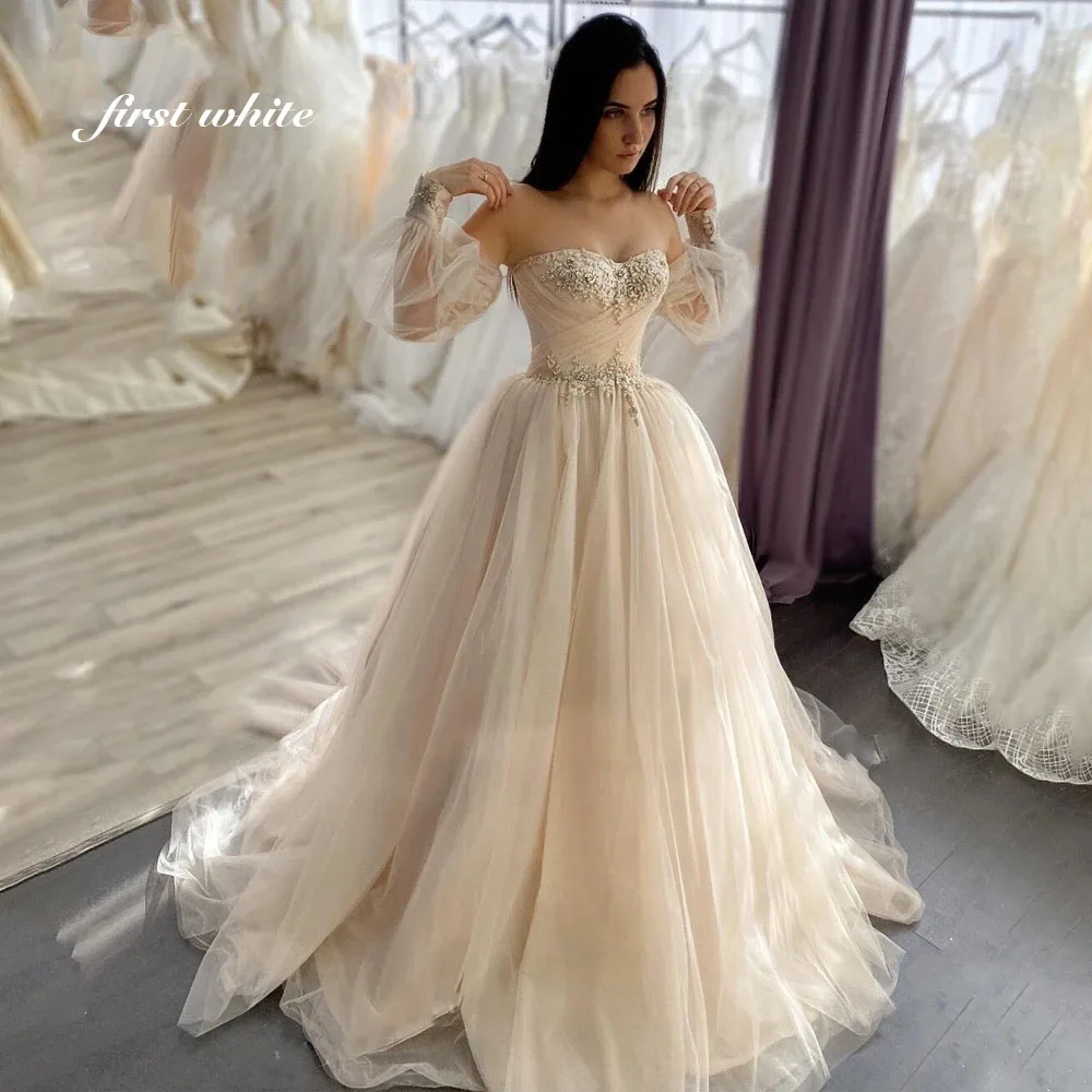 Romantic Beach Wedding Dresses 2025 2 In 1 Sleeve A-Line Bridal Gown Princess Plus Size Party Vestido De Novia
Romantic Beach Wedding Dresses 2025 2 In 1 Sleeve A-Line Bridal Gown Princess Plus Size Party Vestido De Novia