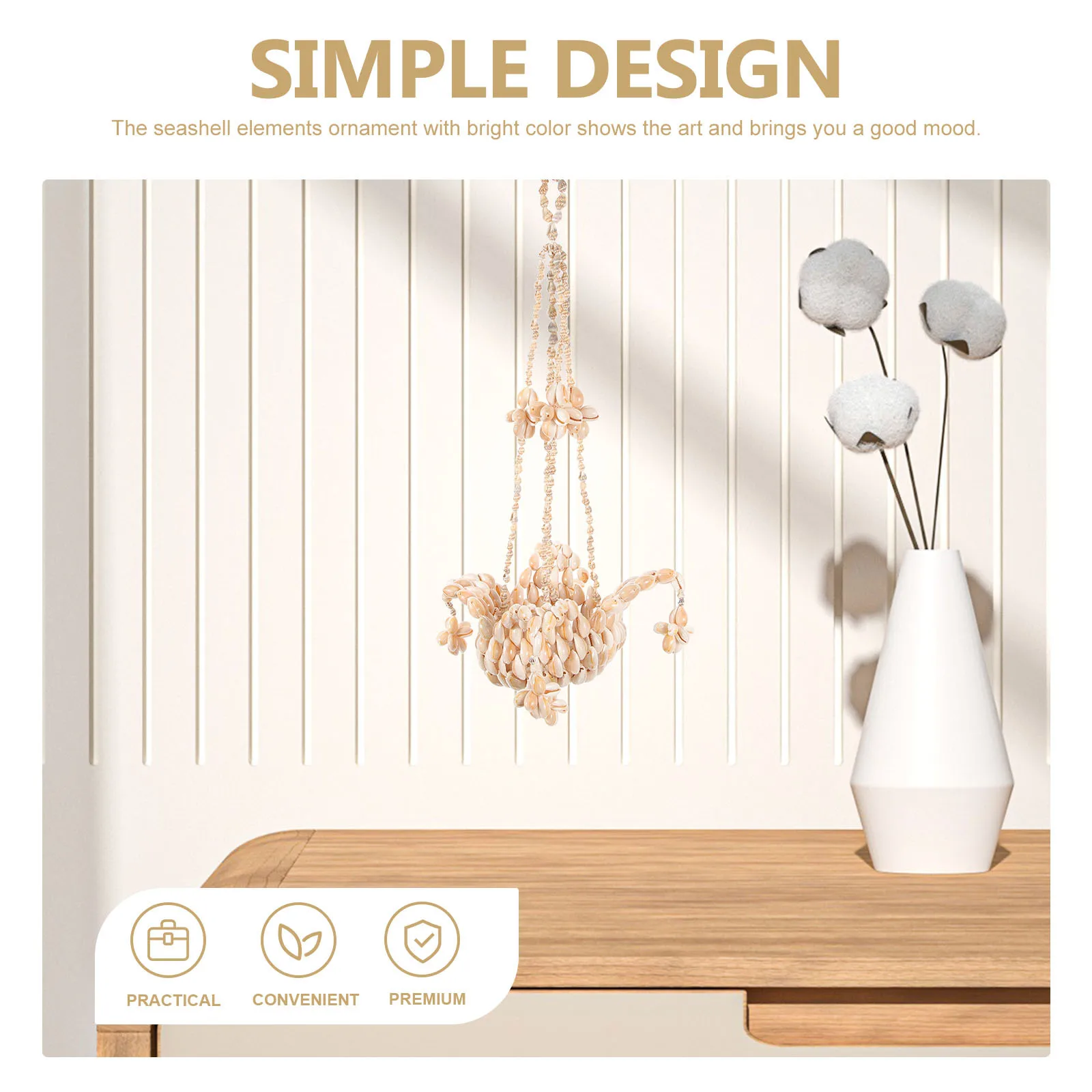 Natural Seashell Basket Hanging Wall Decor Bright Color Decorative Pendant Indoor Outdoor Room Hanging Shell Basket
Natural Seashell Basket Hanging Wall Decor Bright Color Decorative Pendant Indoor Outdoor Room Hanging Shell Basket