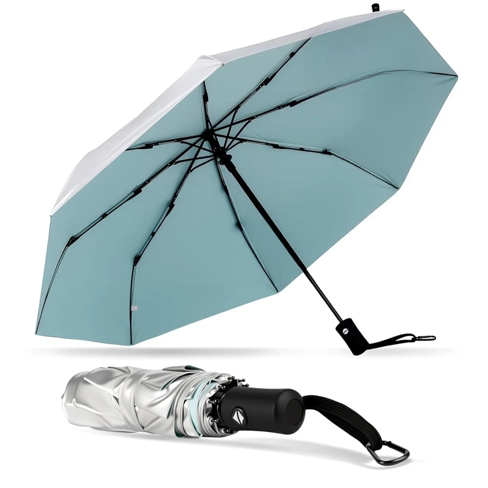 Зонты с защитой от УФ-излучения UPF 50+, 41 дюйм, большие автоматические зонты для защиты от дождя и ветра, компактные складные, блокирующие УФ-лучи
Зонты с защитой от УФ-излучения UPF 50+, 41 дюйм, большие автоматические зонты для защиты от дождя и ветра, компактные складные, блокирующие УФ-лучи