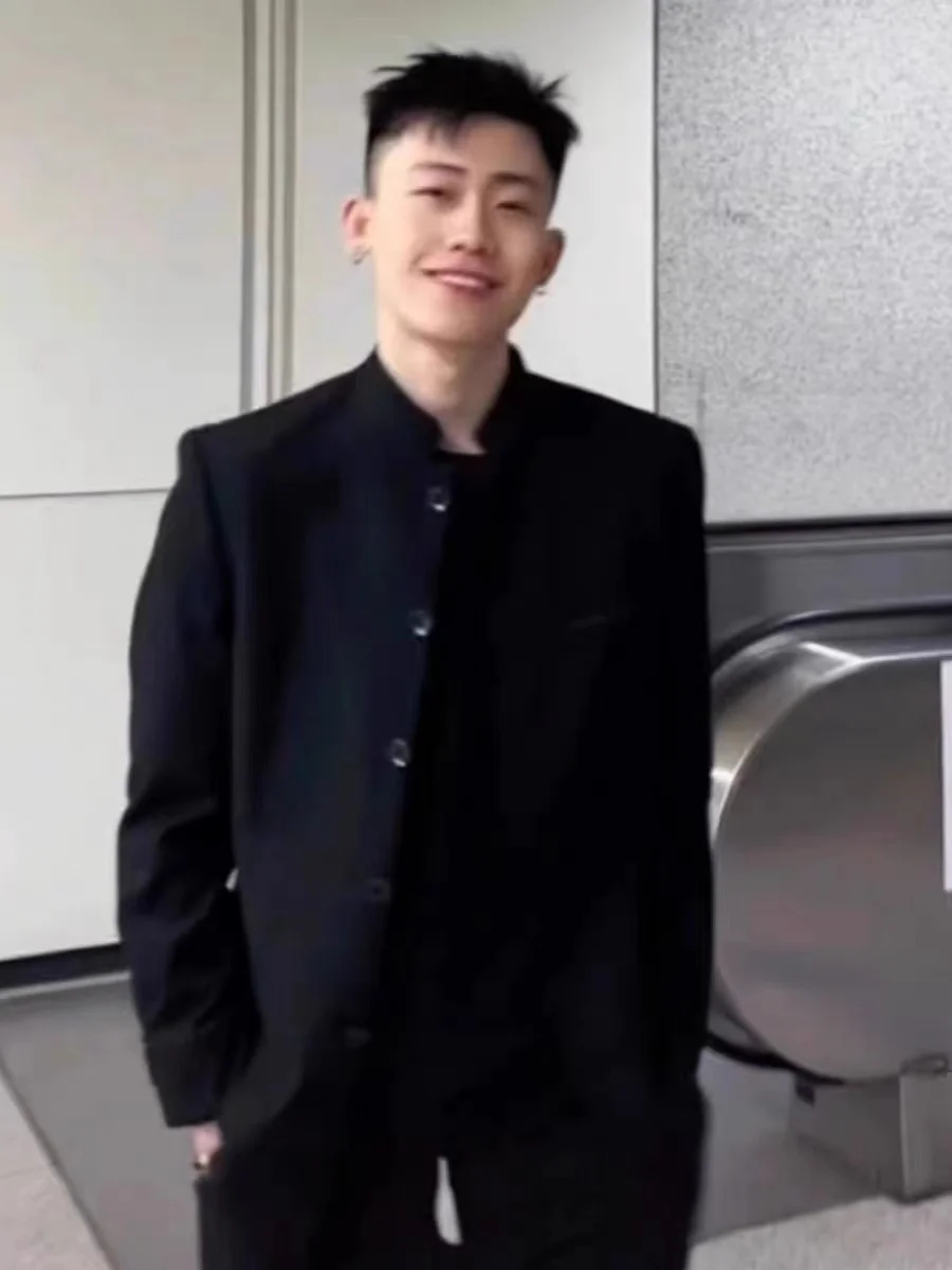 New Chinese Style Men's Jacket Coat Stand Collar Handsome Zhaoshanhe Spring Autumn Set of One Top Youthful Vitality Style
New Chinese Style Men's Jacket Coat Stand Collar Handsome Zhaoshanhe Spring Autumn Set of One Top Youthful Vitality Style