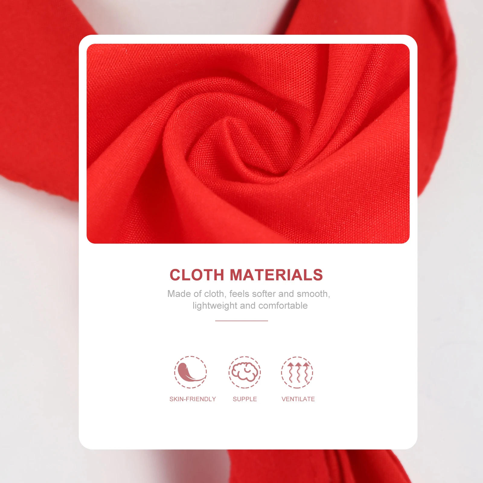 2Pcs Red Scarf Props Lightweight Soft Cloth Bandanas s Dancing Triangle Scarves Stage
2Pcs Red Scarf Props Lightweight Soft Cloth Bandanas s Dancing Triangle Scarves Stage
