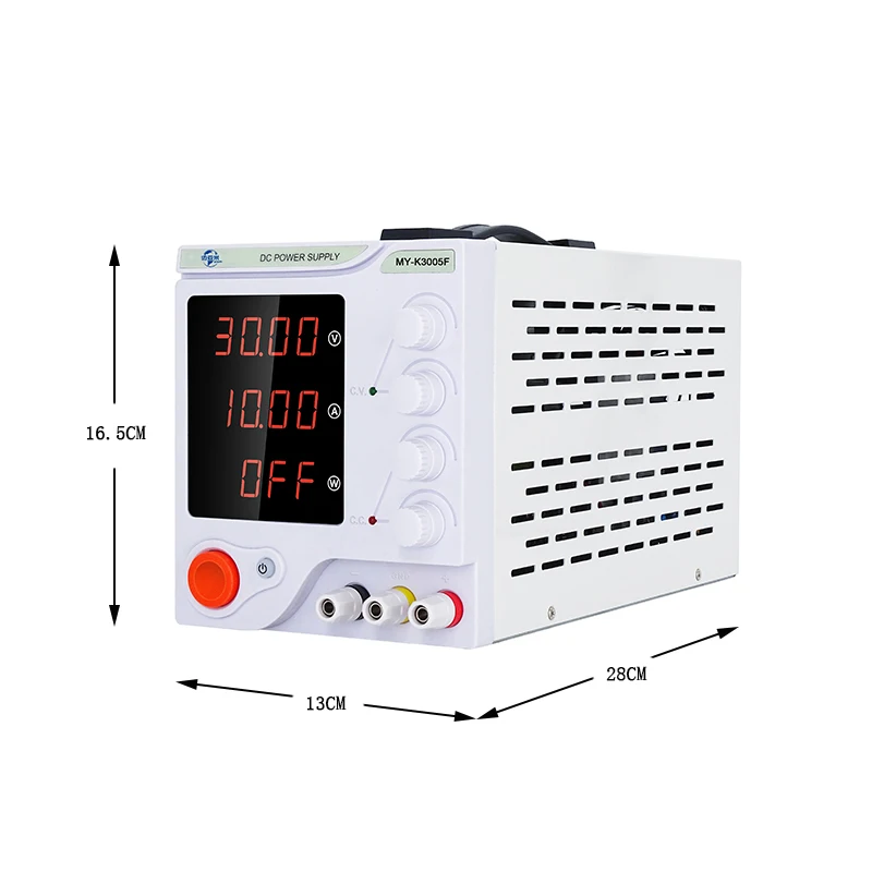 MY-K6005F 60V 5A 300W Adjustable Laboratory Bench DC Power Supply for Testing Repairing
MY-K6005F 60V 5A 300W Adjustable Laboratory Bench DC Power Supply for Testing Repairing