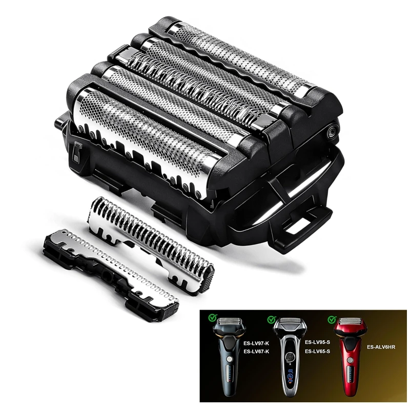 Replacement Outer Foil & Inner Blade Set For Panasonic ARC5 5-Blade Shavers ES-LV97-K, ES-LV67-K, ES-LV95-S, ES-LV65-S ...etc
Replacement Outer Foil & Inner Blade Set For Panasonic ARC5 5-Blade Shavers ES-LV97-K, ES-LV67-K, ES-LV95-S, ES-LV65-S ...etc