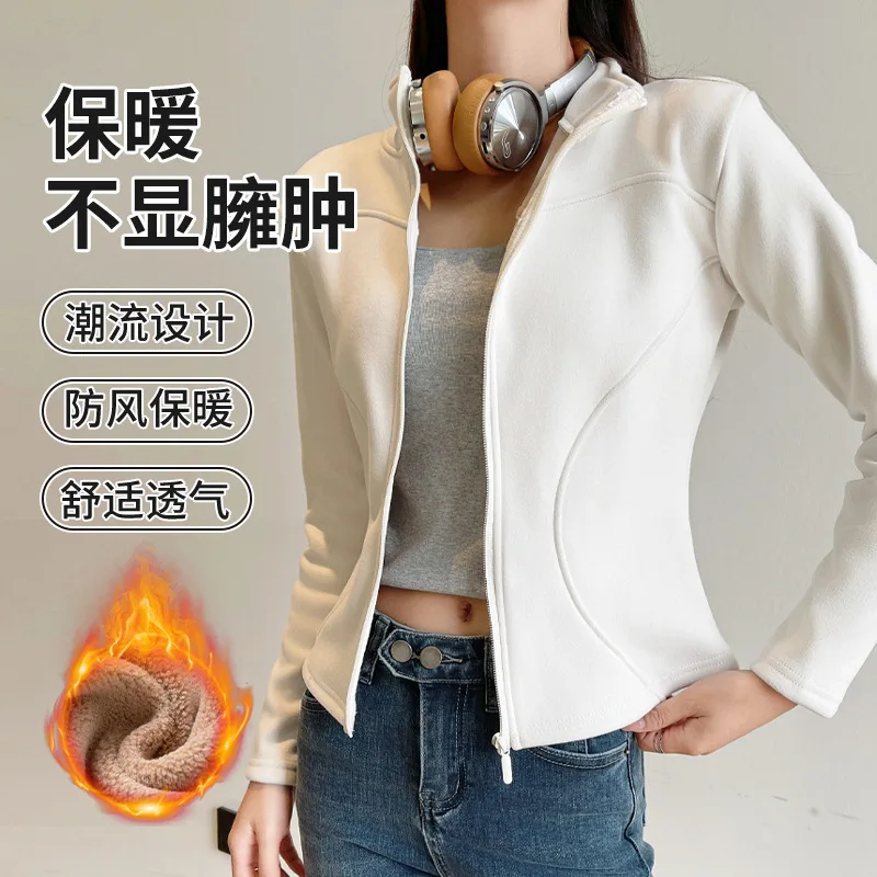 New Stand Up Collar Hoodie with Lamb Wool Short Jacket for Women's Autumn and Winter Outerwear Slim Fit and Thickened Fleece
New Stand Up Collar Hoodie with Lamb Wool Short Jacket for Women's Autumn and Winter Outerwear Slim Fit and Thickened Fleece