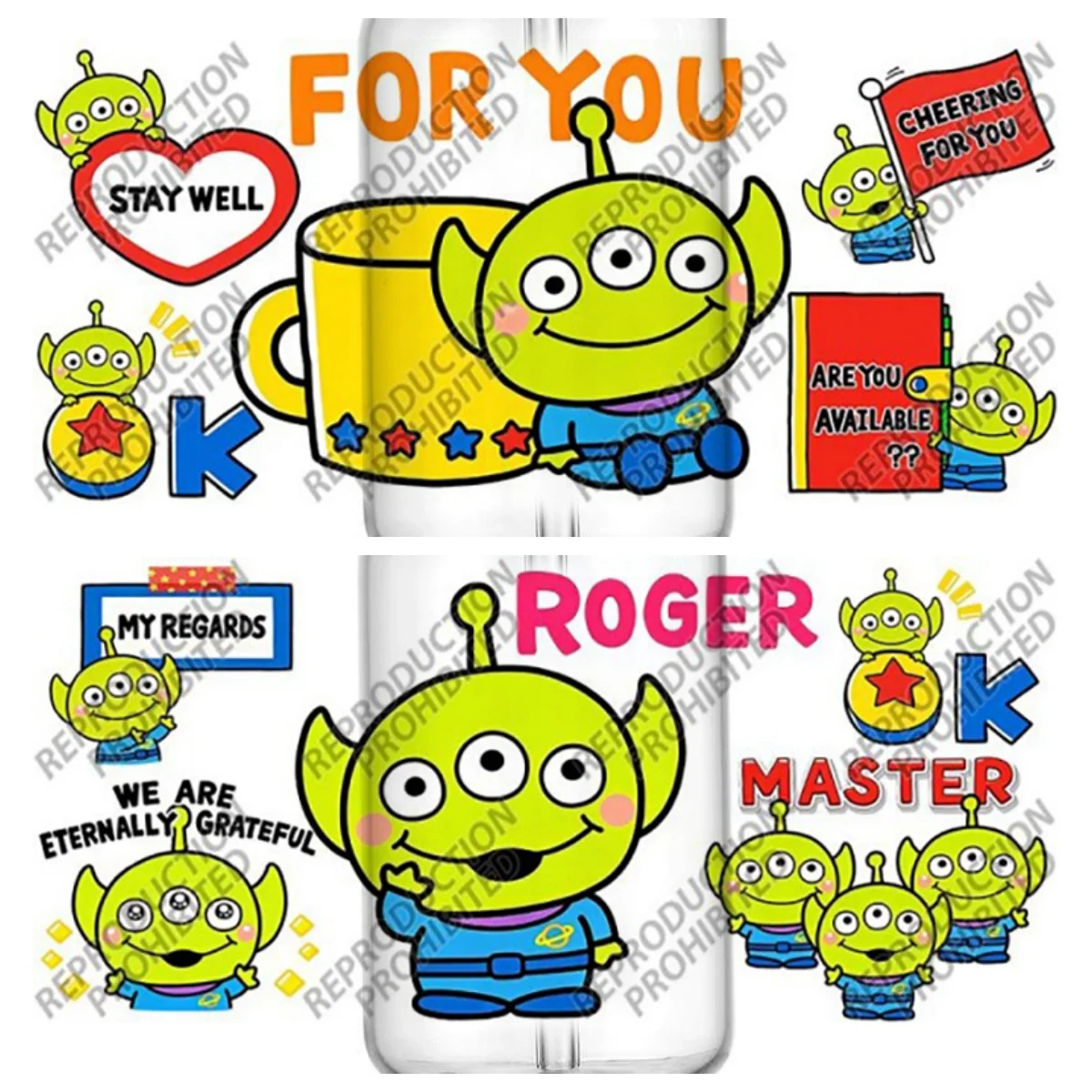 New 3D Cartoon Alien Decal Transfer Sticker for 16oz Libbey Can DIY Phone Mug Washable Little Green Men UV DTF Cup Wrap
New 3D Cartoon Alien Decal Transfer Sticker for 16oz Libbey Can DIY Phone Mug Washable Little Green Men UV DTF Cup Wrap