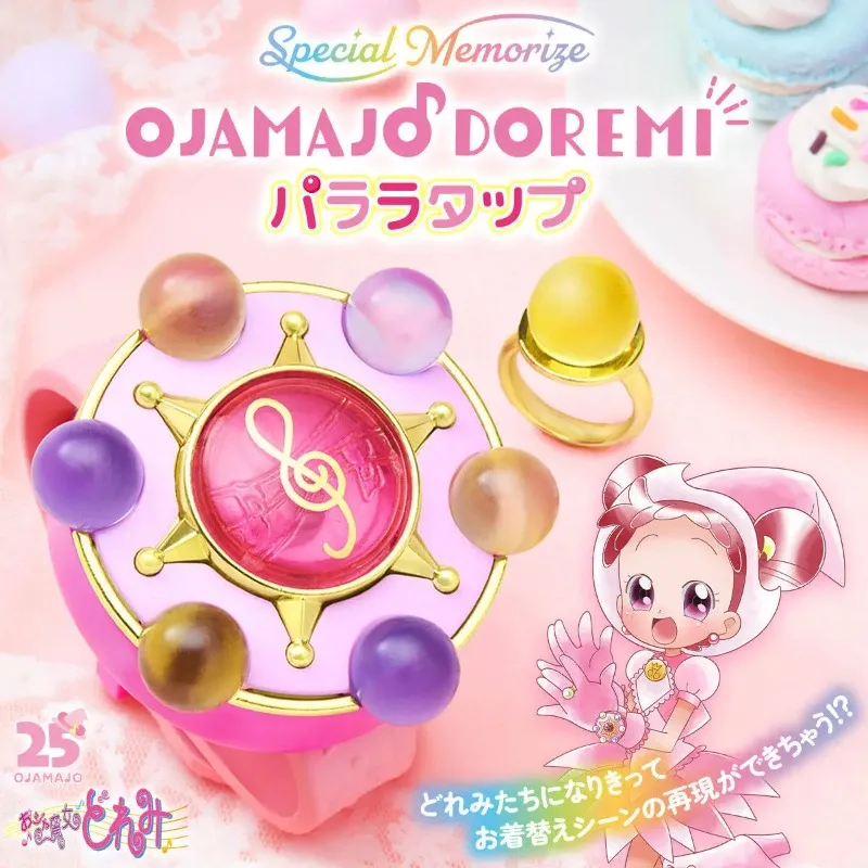 Bandai Mowanxiong Ojamajo Doremi Poron Transformation Bracelet With Magic Ring Anime action Model Toys girl birthday gifts
Bandai Mowanxiong Ojamajo Doremi Poron Transformation Bracelet With Magic Ring Anime action Model Toys girl birthday gifts