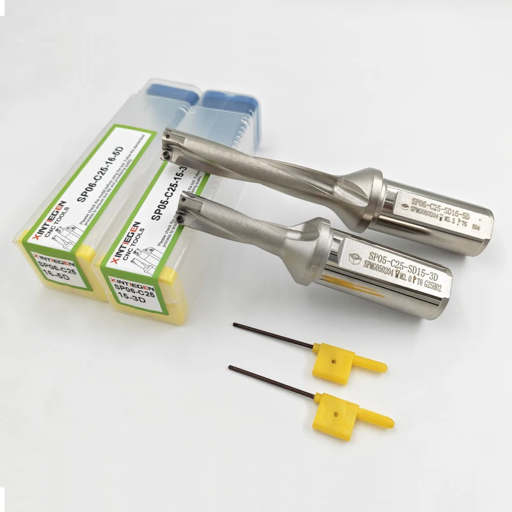 XINTIEGEN SP U Drill Series Indexable C20 C25 C32 C40 Metal Drill Bits cooling Depth 13-50mm SPMT series Insert Machinery Lat
XINTIEGEN SP U Drill Series Indexable C20 C25 C32 C40 Metal Drill Bits cooling Depth 13-50mm SPMT series Insert Machinery Lat