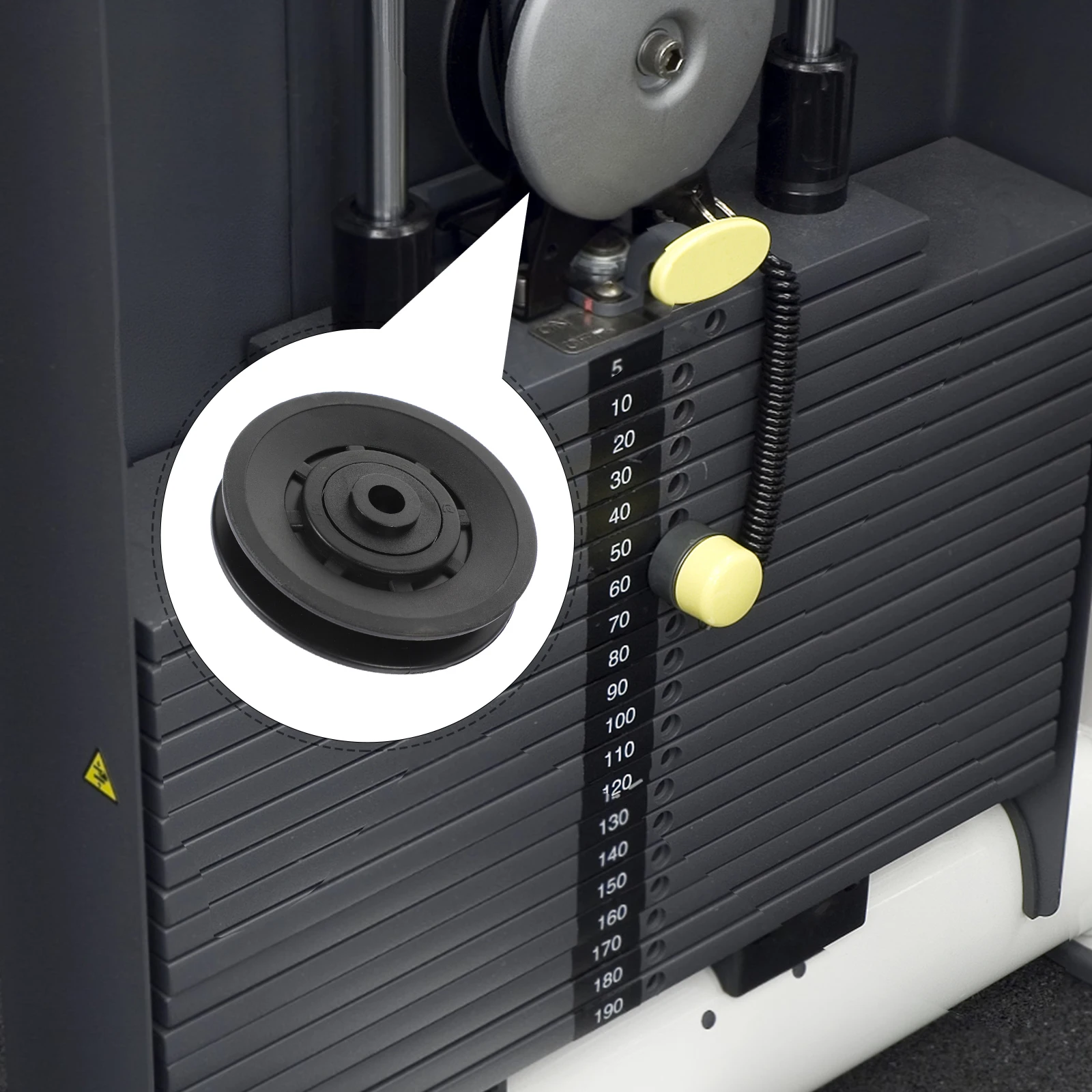 90Mm Gym Pulley Durable Universal Cable Machine Wheel Fitness Equipment Replacement Pulley For Gym Exercise
90Mm Gym Pulley Durable Universal Cable Machine Wheel Fitness Equipment Replacement Pulley For Gym Exercise
