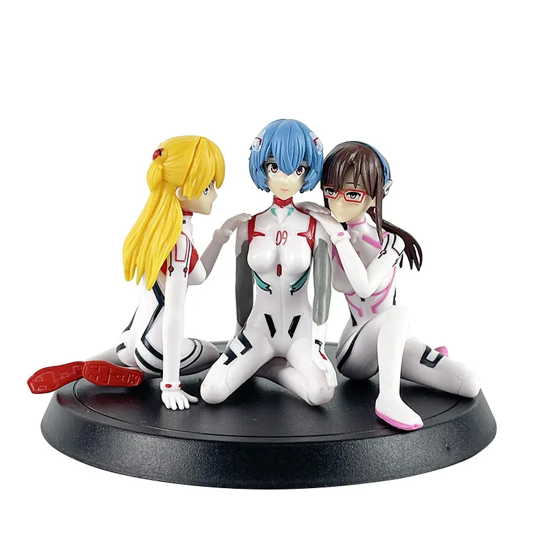 Exquisite Kawaii Anime Neon Genesis and Evangelions Series 3PCS Sitting Posture Model Cartoon Character Creativity Figure Toy
Exquisite Kawaii Anime Neon Genesis and Evangelions Series 3PCS Sitting Posture Model Cartoon Character Creativity Figure Toy
