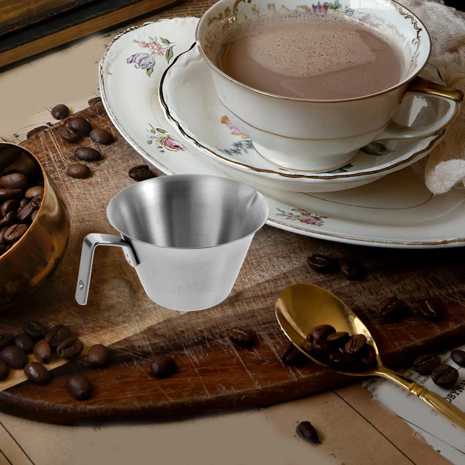 Stainless Steel Extraction Cup Measuring Stainless Steel Espresso Measuring Cups Ounce Espresso Milk Frothing Kitchen Tool
Stainless Steel Extraction Cup Measuring Stainless Steel Espresso Measuring Cups Ounce Espresso Milk Frothing Kitchen Tool