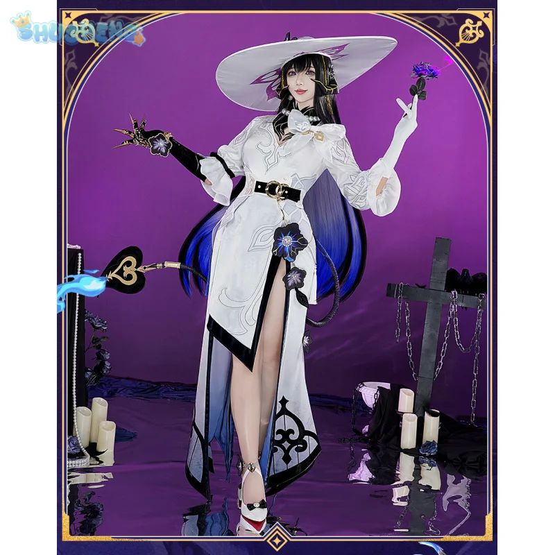 Constance Game Honkai:Star Rail Cosplay Costume The Dahlia Dress Hat Wig Gloves Shoes Christmas Party Women's Sexy New Uniform
Constance Game Honkai:Star Rail Cosplay Costume The Dahlia Dress Hat Wig Gloves Shoes Christmas Party Women's Sexy New Uniform