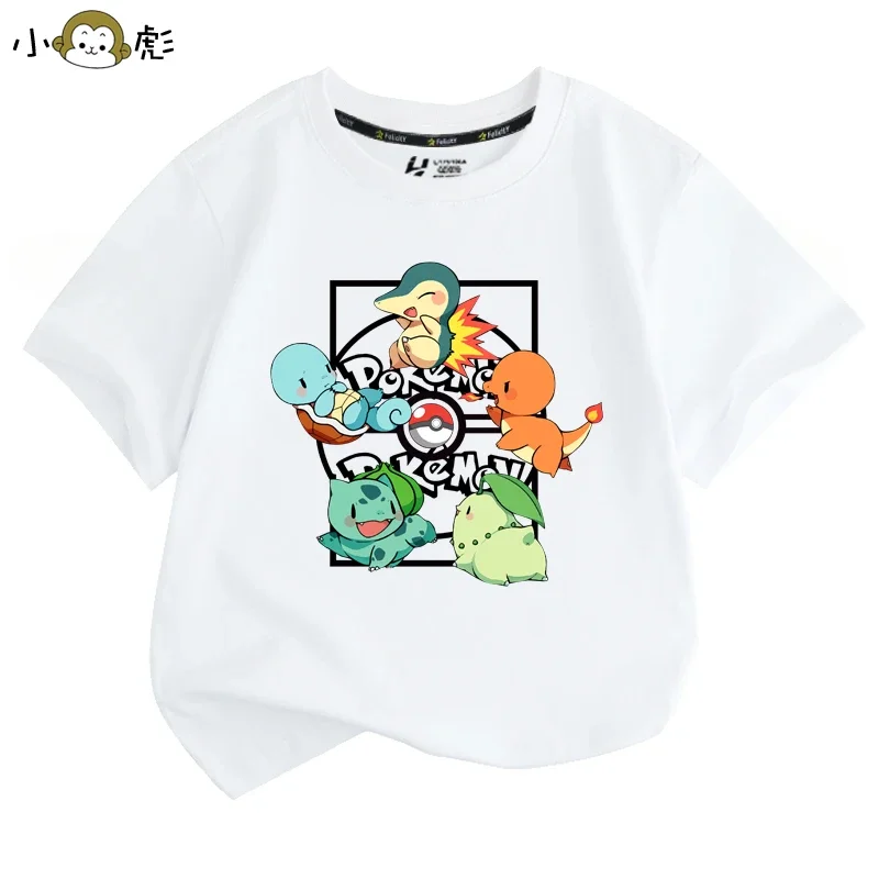 Pokémon Pikachu Children's 100% Cotton T-shirt Fashion Teen Short Sleeve Summer Street Casual Children's Top
Pokémon Pikachu Children's 100% Cotton T-shirt Fashion Teen Short Sleeve Summer Street Casual Children's Top