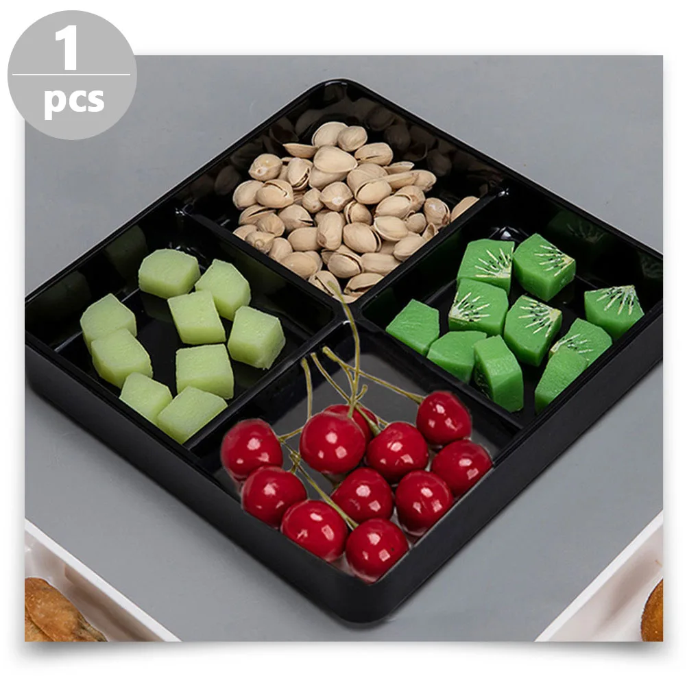 Four-Grit Divided Snack Plate Multi-Function Food Storage Tray Large Capacity Serving Plate for Home Picnic Dining
Four-Grit Divided Snack Plate Multi-Function Food Storage Tray Large Capacity Serving Plate for Home Picnic Dining