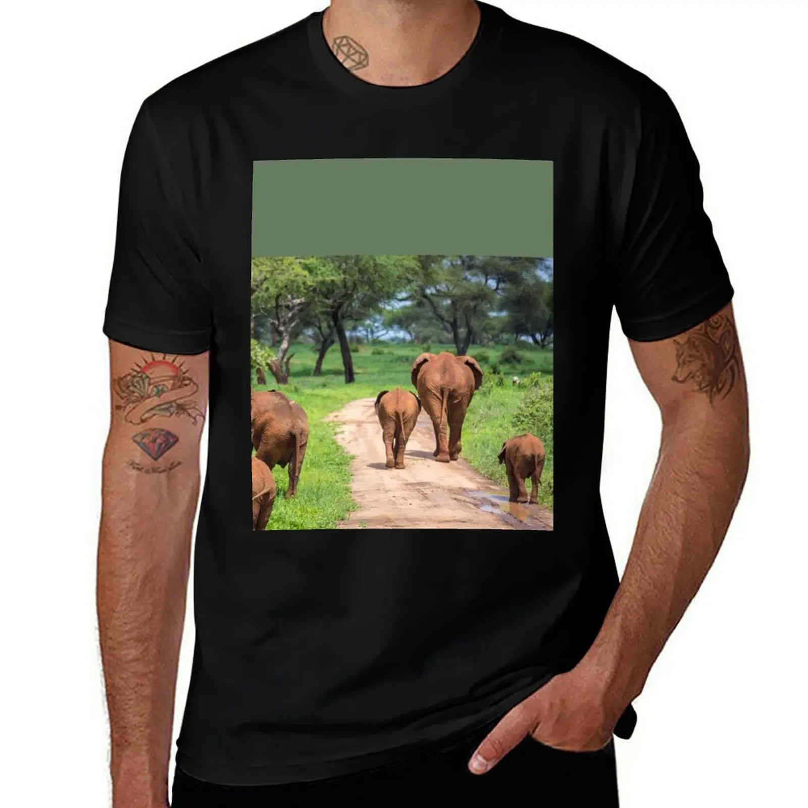 Tanzania. Tarangire National Park. Elephants. T-Shirt Blouse man t shirt graphic shirts mens t shirts casual stylish
Tanzania. Tarangire National Park. Elephants. T-Shirt Blouse man t shirt graphic shirts mens t shirts casual stylish