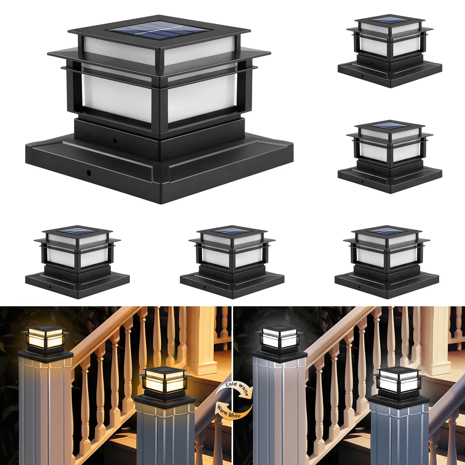 6pcs Patio Solar Flame Column Headlight Villa Building Fence Door Lamp Outdoor Lawn Garden Lamp for Decoration Festival Lamp
6pcs Patio Solar Flame Column Headlight Villa Building Fence Door Lamp Outdoor Lawn Garden Lamp for Decoration Festival Lamp