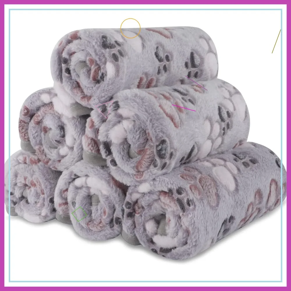 Набор из 6 пледов для маленьких собак, супермягкие теплые покрывала для животных с принтом лап для собак и кошек
Набор из 6 пледов для маленьких собак, супермягкие теплые покрывала для животных с принтом лап для собак и кошек