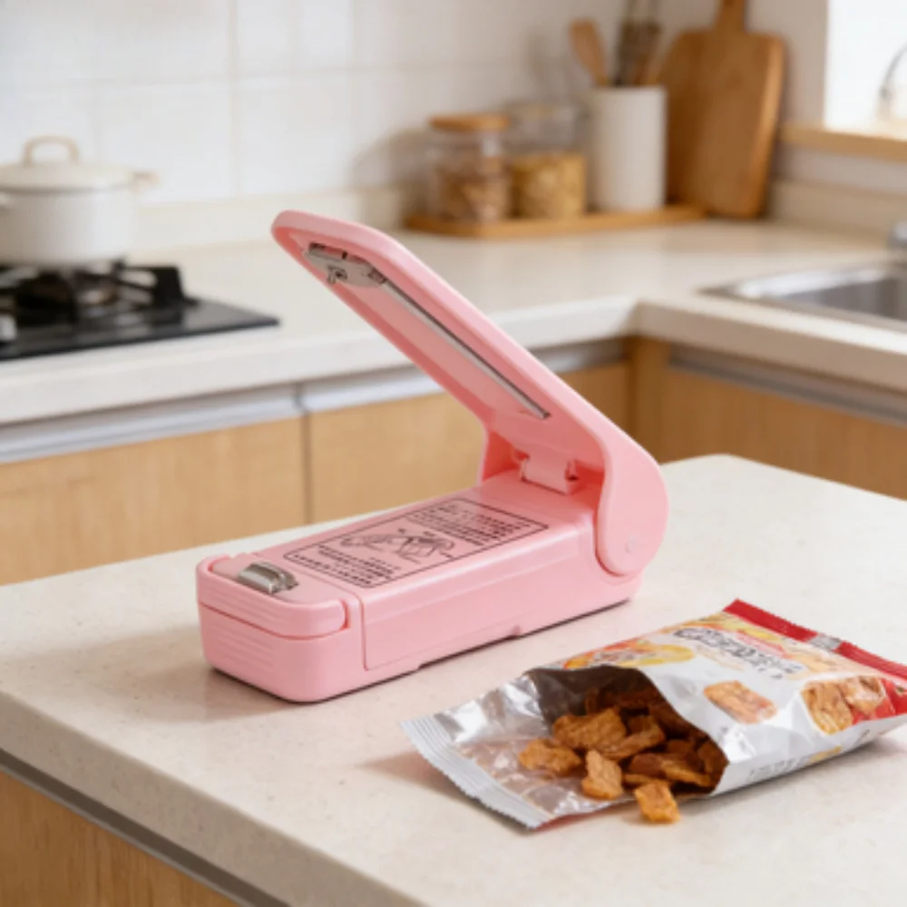Space-Saving Mini Snack Sealer, Reusable Easy-Use Vacuum Sealer for Commercial Use in Shops,Food Carts,Mini Sealing Machine
Space-Saving Mini Snack Sealer, Reusable Easy-Use Vacuum Sealer for Commercial Use in Shops,Food Carts,Mini Sealing Machine