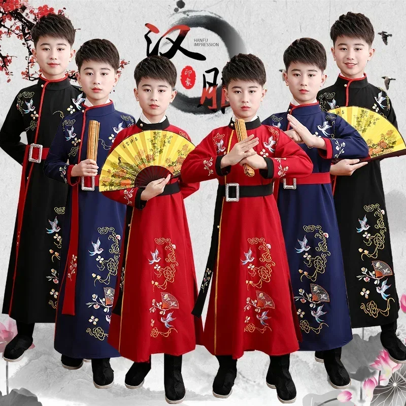 traditional Ancient chinese folk dance costumes boy children classical kids child tang dynasty costume hanfu clothing dress
traditional Ancient chinese folk dance costumes boy children classical kids child tang dynasty costume hanfu clothing dress