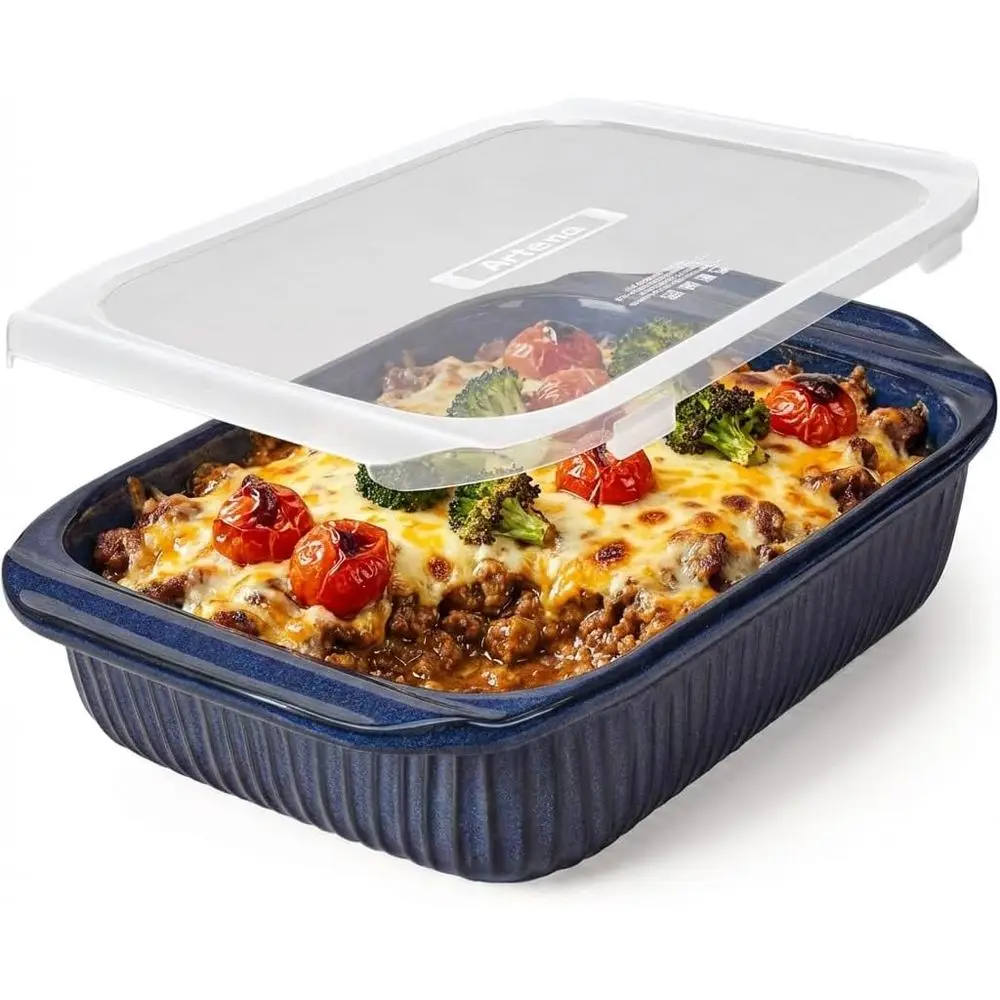 Bg Dish 5.1 Quarts, Casserole Dishes or Oven, Bg Pan With Handles, Lasagna Pan Deep, Large Casserole Dish, Recular White Ceic Ba
Bg Dish 5.1 Quarts, Casserole Dishes or Oven, Bg Pan With Handles, Lasagna Pan Deep, Large Casserole Dish, Recular White Ceic Ba