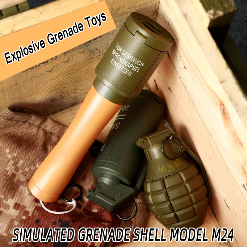 7M24 Outdoor Smoke Grenade 2Pcs CS Tactical Model Airsoft Wargame Battle Game Outdoor Shooting Toy
7M24 Outdoor Smoke Grenade 2Pcs CS Tactical Model Airsoft Wargame Battle Game Outdoor Shooting Toy