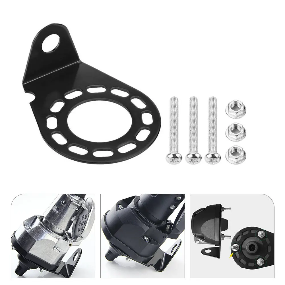 Trailer Wiring Harness Mounting Bracket for 7-Way and 13-Way European Rv Trailer Sockets Heavy-Duty Metal Bracket with Glossy
Trailer Wiring Harness Mounting Bracket for 7-Way and 13-Way European Rv Trailer Sockets Heavy-Duty Metal Bracket with Glossy