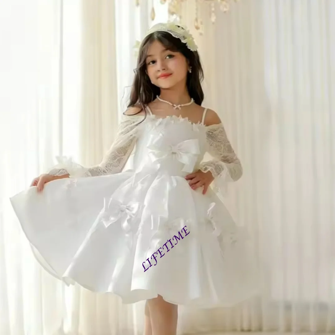 CustomizedElegant Pink Customized Flower Girl Dress For Wedding Off Shoulder Lace Knee Lenght Kids Birthday Party First Communio
CustomizedElegant Pink Customized Flower Girl Dress For Wedding Off Shoulder Lace Knee Lenght Kids Birthday Party First Communio