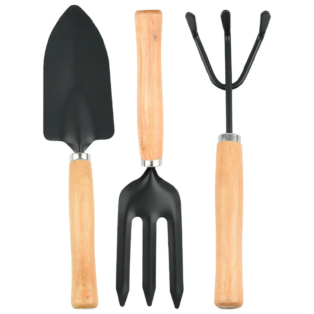 3pcs Garden Tools Set Heavy Duty Gardening Kit Iron Spade Hand Shovel Claw Rake Non-Slip Handle Lightweight Lawn Flower Planting 
3pcs Garden Tools Set Heavy Duty Gardening Kit Iron Spade Hand Shovel Claw Rake Non-Slip Handle Lightweight Lawn Flower Planting