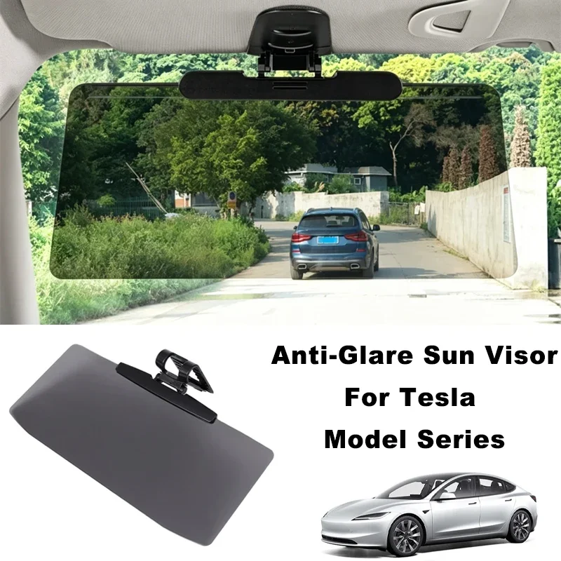 Anti-Glare UV Block Car Sun Visor Extender Sun Shade Interior Accessories For Tesla Model 2/3/Y/S/X Cybertruck
Anti-Glare UV Block Car Sun Visor Extender Sun Shade Interior Accessories For Tesla Model 2/3/Y/S/X Cybertruck