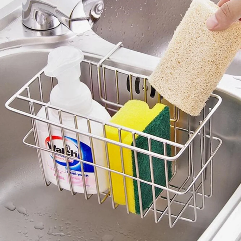 Hanging Kitchen ganizer Sponge Drain Rack Storage Baskets Stainless Steel Sink Dishwasher Rack Functional
Hanging Kitchen ganizer Sponge Drain Rack Storage Baskets Stainless Steel Sink Dishwasher Rack Functional