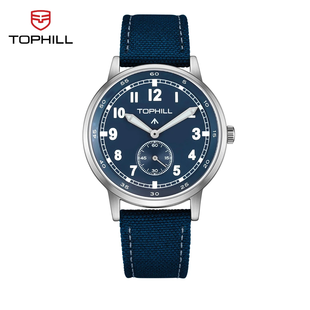 TOPHILL TW099G 40mm Business Watch For Men Vintage Quartz Sapphire Glass C3 Luminous Canvas Strap 50M Waterproof Wristwatch
TOPHILL TW099G 40mm Business Watch For Men Vintage Quartz Sapphire Glass C3 Luminous Canvas Strap 50M Waterproof Wristwatch