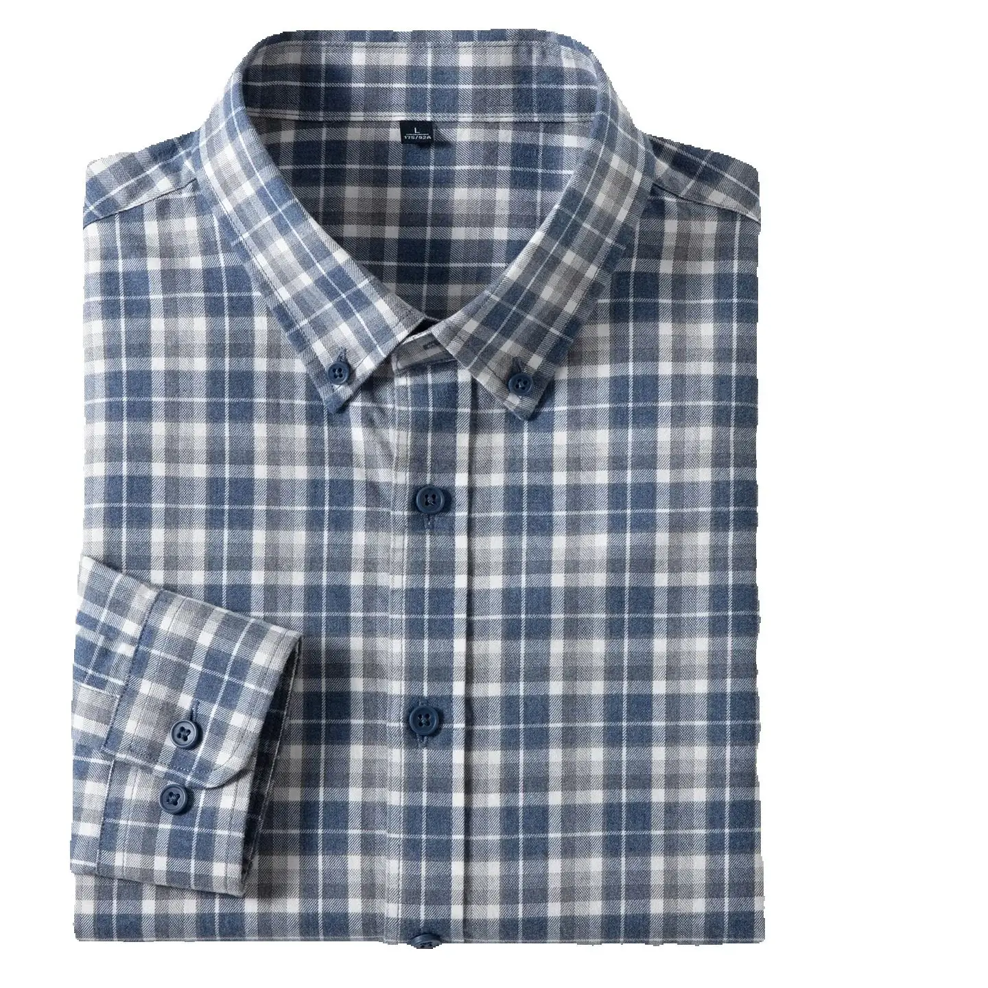 Casual Men's Spring And Autumn Multi-color Pure Cotton Long-staple Cotton Checkered Shirt New Fashion Versatile Business Shirt
Casual Men's Spring And Autumn Multi-color Pure Cotton Long-staple Cotton Checkered Shirt New Fashion Versatile Business Shirt