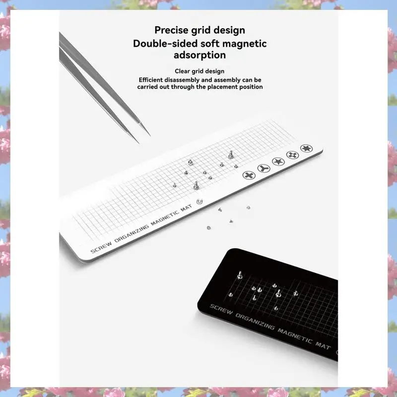 Screw Soft Magnetic Pad Screw Magnetic Storage Pad For Mobile Phone, Computer And Tablet Repair Screw Storage Pad Tool
Screw Soft Magnetic Pad Screw Magnetic Storage Pad For Mobile Phone, Computer And Tablet Repair Screw Storage Pad Tool