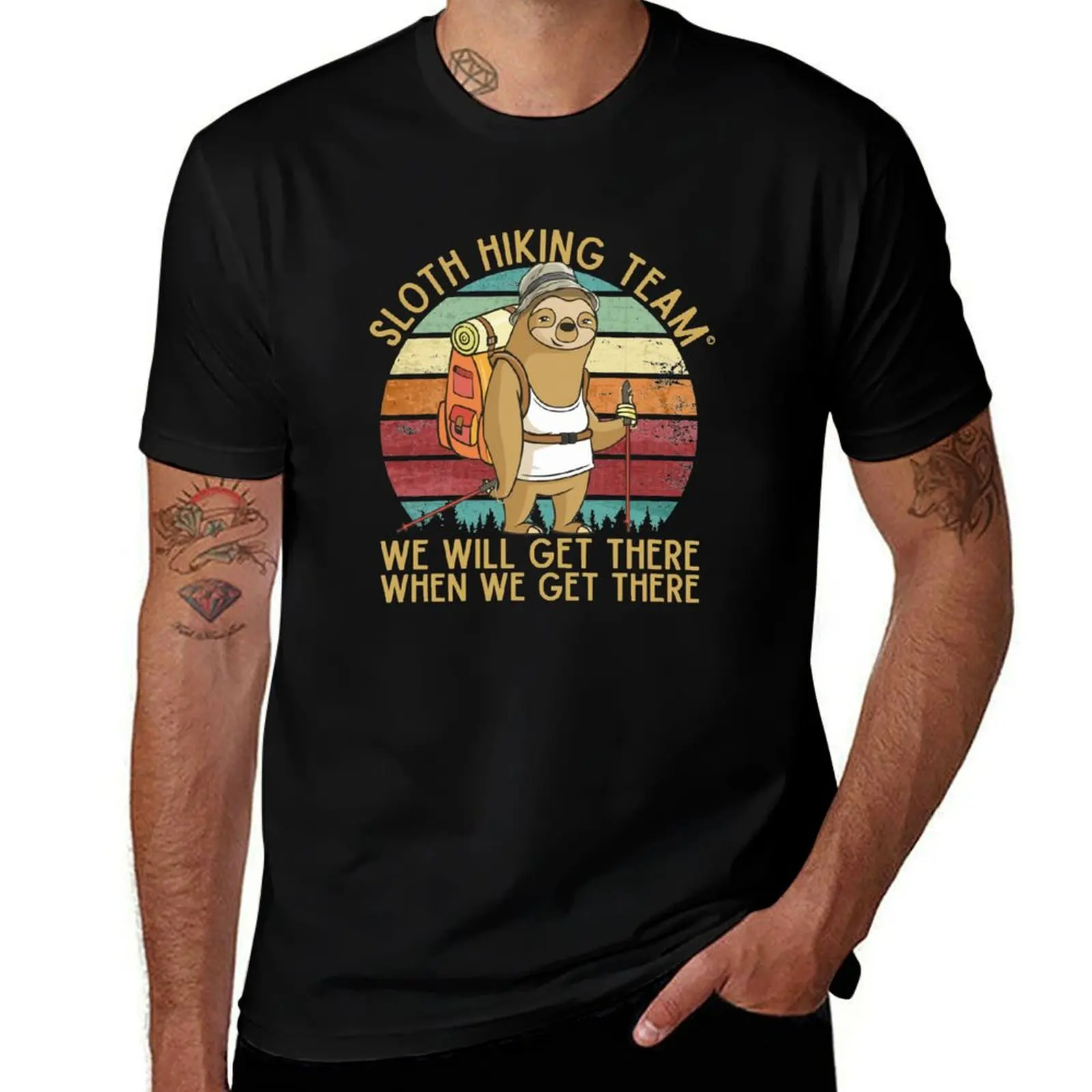 Sloth Hiking Team - We will get there, when we get there, Funny Vintage T-Shirt Anime t-shirt men tshirt
Sloth Hiking Team - We will get there, when we get there, Funny Vintage T-Shirt Anime t-shirt men tshirt