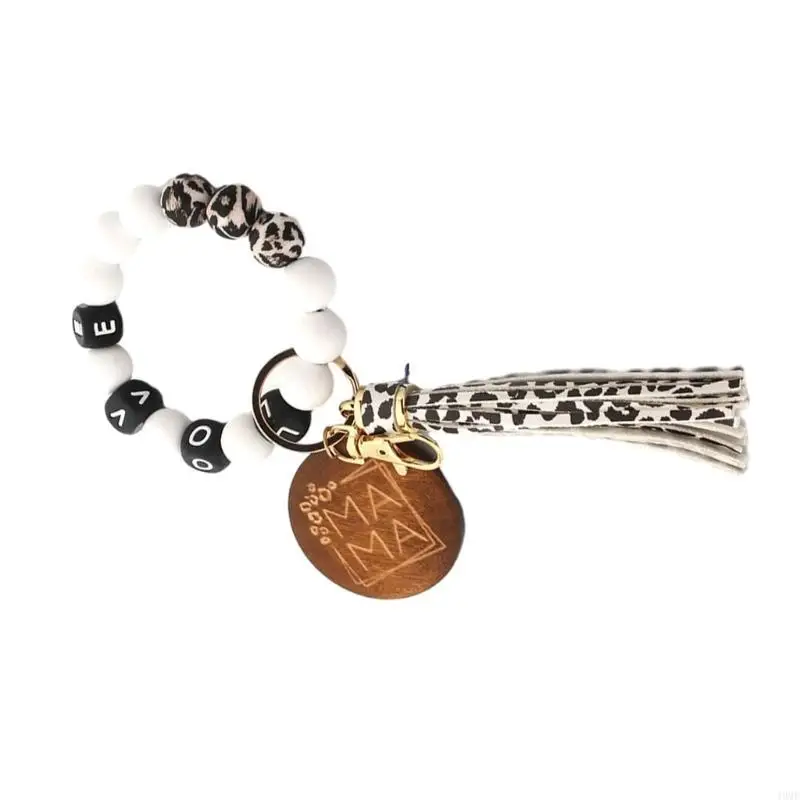 49MF Cartoon Cow Keychain Silicone Beads Animal Pendant Key Chain with Tassels Gifts
49MF Cartoon Cow Keychain Silicone Beads Animal Pendant Key Chain with Tassels Gifts