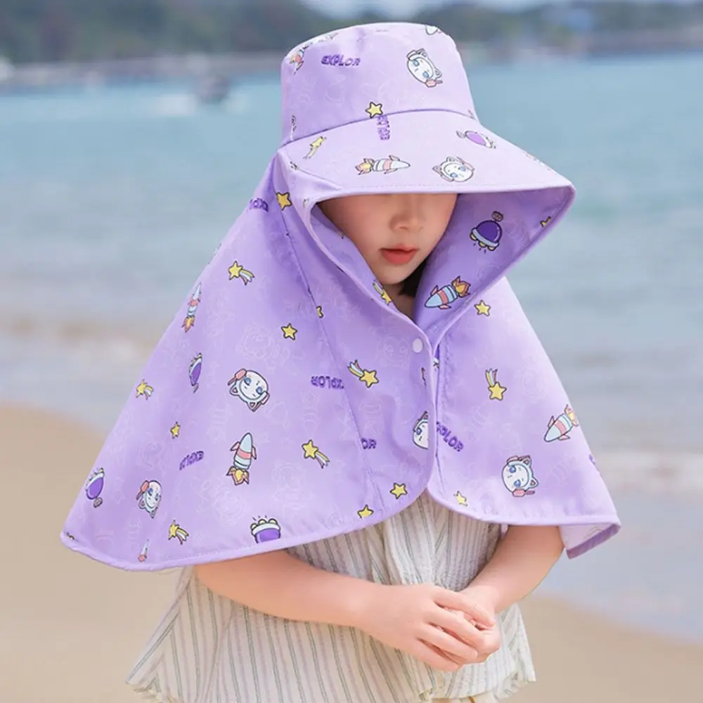 Cartoon UV Protection Children's Hat Extended Shawl Large Brim Sun Hat Neck Protection Shawl Hats
Cartoon UV Protection Children's Hat Extended Shawl Large Brim Sun Hat Neck Protection Shawl Hats