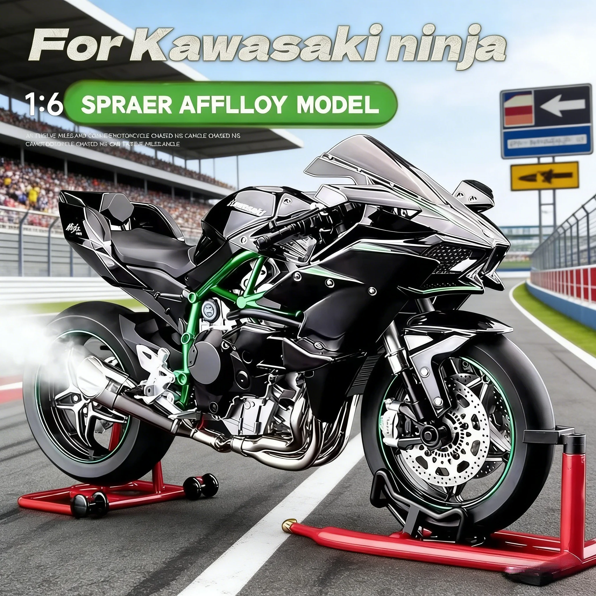 for Kawasaki Ninja H2R 1:6 Alloy Die-Cast Moto Model - Realistic Collectible Display Gift for Boys Adults Birthday Xmas Gift
for Kawasaki Ninja H2R 1:6 Alloy Die-Cast Moto Model - Realistic Collectible Display Gift for Boys Adults Birthday Xmas Gift