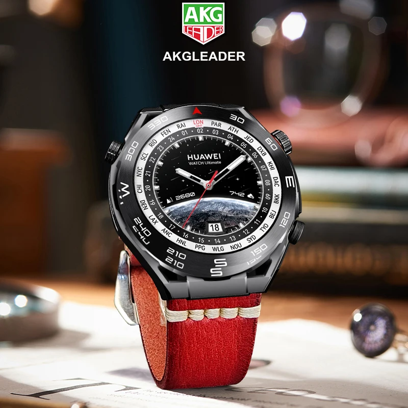 AKGLEADER Vintage cowhide Leather Watch band for for Huawei Watch GT 5 Pro 46mm band for 22mm 26mm strap for watch 4 Pro
AKGLEADER Vintage cowhide Leather Watch band for for Huawei Watch GT 5 Pro 46mm band for 22mm 26mm strap for watch 4 Pro