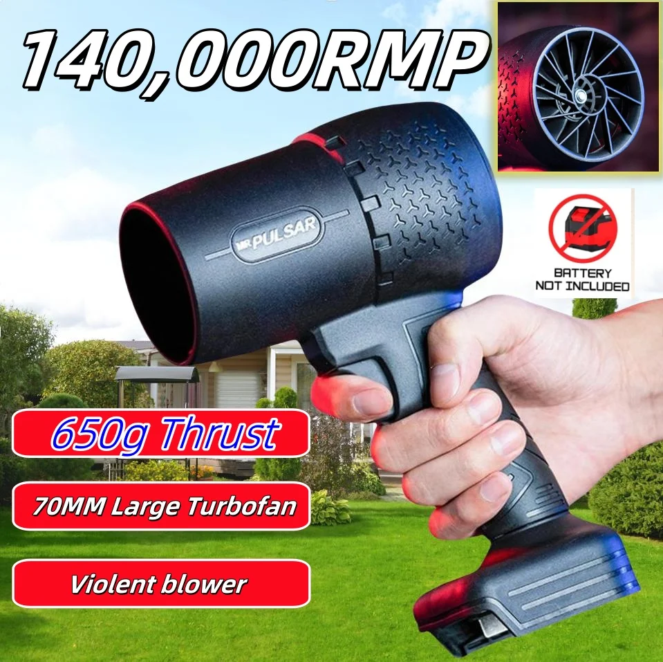 For Makita fan turbojet xl 140,000RMP Violent blower Third turbine blower Jet fan Strong fan Handheld wind speed 140m/s tool
For Makita fan turbojet xl 140,000RMP Violent blower Third turbine blower Jet fan Strong fan Handheld wind speed 140m/s tool