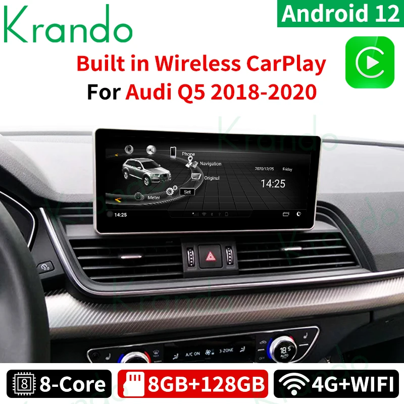 Krando 10,25 ''Авторадио для Audi Q5 2018 - 2020 Android автомобильное радио Playstore беспроводное Carplay головное устройство
Krando 10,25 ''Авторадио для Audi Q5 2018 - 2020 Android автомобильное радио Playstore беспроводное Carplay головное устройство