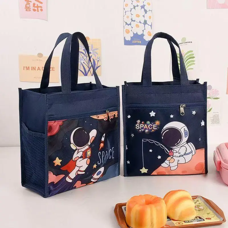 Large Size Waterproof Canvas Lunch Bag Portable Handheld Children's Cartoon Lunchbox Bag Elementary School Students Carry-On
Large Size Waterproof Canvas Lunch Bag Portable Handheld Children's Cartoon Lunchbox Bag Elementary School Students Carry-On